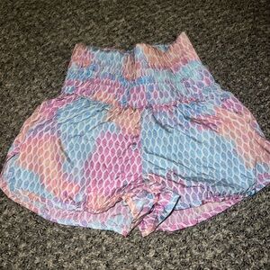 FP Movement by Free People Pastel Patterned Athletic Shorts